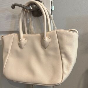 LC Lauren Conrad Cream Tote Bag